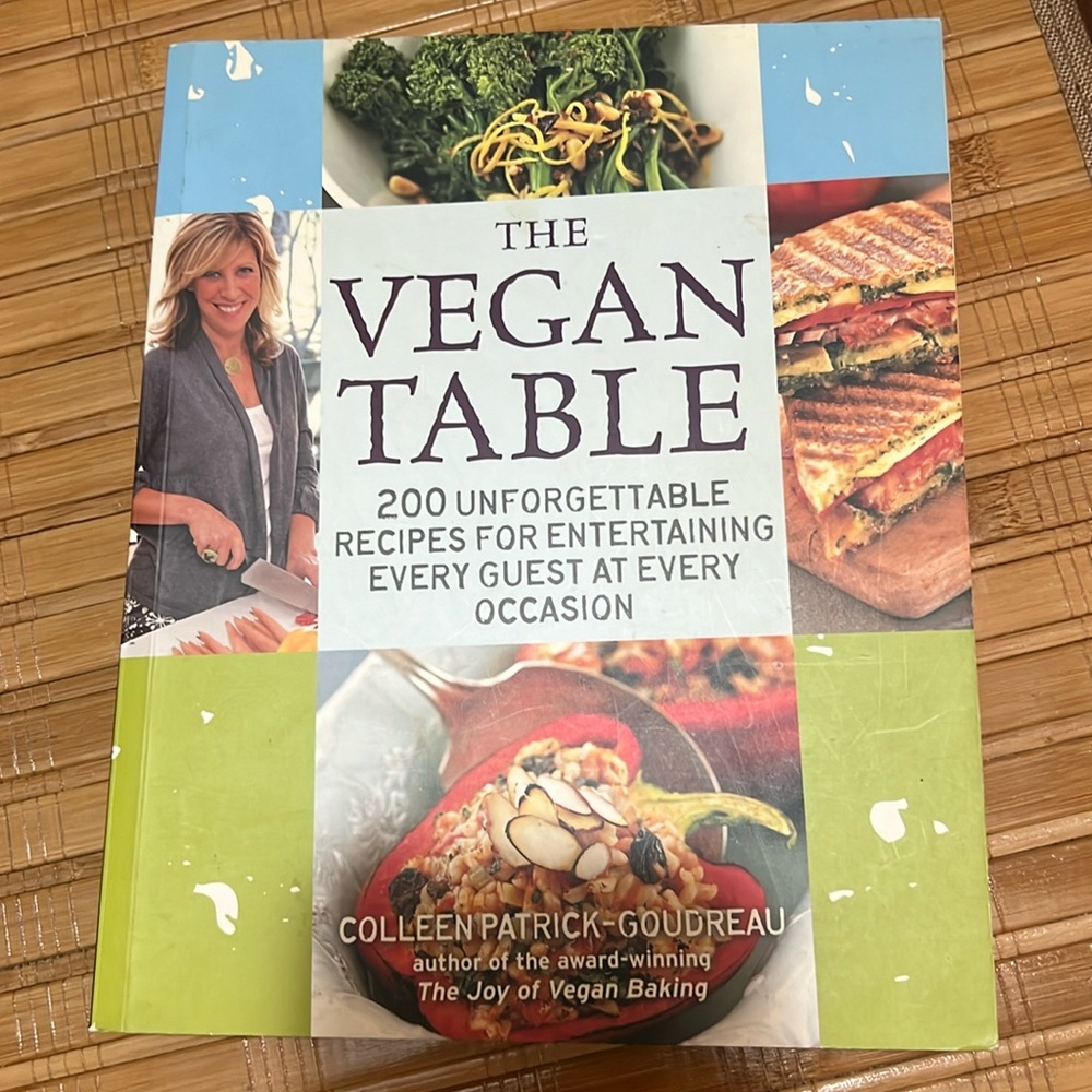 The vegan table cookbook by Colleen Patrick-Goudreau